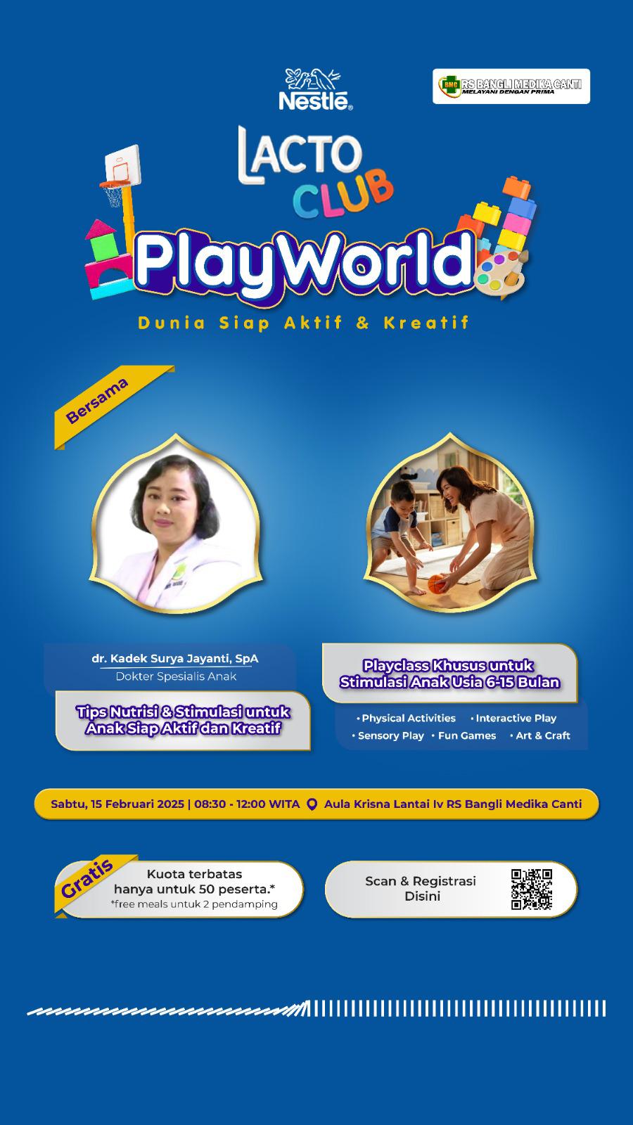 Playclass Khusus Stimulai Anak Usia 6-15 Bulan