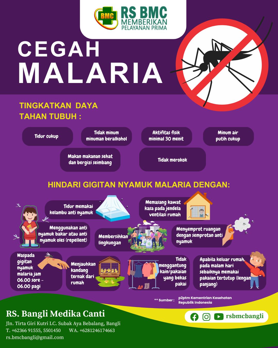 Cegah malaria sekarang juga!